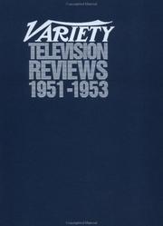Cover of: Variety and Daily Variety Television Reviews, 1993-1994 (Variety Television Reviews) by Prouty