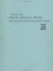 Cover of: Lodovico Viadana. Sinfonie Musicali A Otto Voci 2 vols (Italian Instrumental Music of the Sixteenth and Early Seventeenth Centuries)