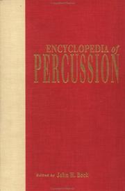 Cover of: Encyclopedia of percussion