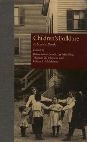 Cover of: Children's folklore by edited by Brian Sutton-Smith ... [et al.].