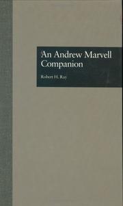 Cover of: An Andrew Marvell companion
