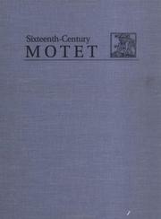 Cover of: The Susato Motet Anthologies | 