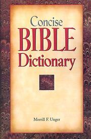 Cover of: Concise Bible Dictionary