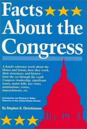 Cover of: Facts about the Congress