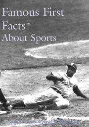 Cover of: Famous First Facts About Sports