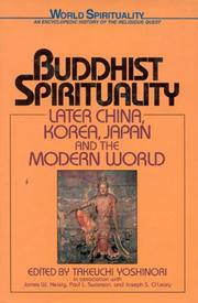 Cover of: Buddhist spirituality | 