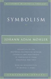 Symbolism by Johann Adam Möhler