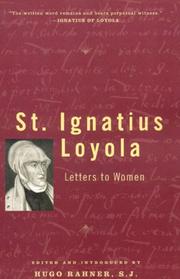 Cover of: St. Ignatius Loyola | Hugo Rahner