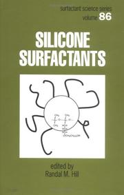 Silicone surfactants by R. M. Hill