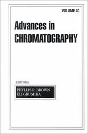 Cover of: Advances in Chromatography