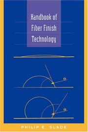 Cover of: Handbook of fiber finish technology