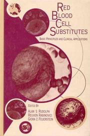 Cover of: Red Blood Cell Substitutes