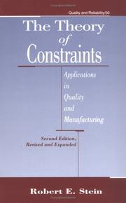The theory of constraints by Stein, Robert E.