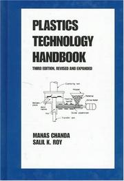 Cover of: Plastics technology handbook