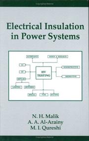 Cover of: Electrical insulation in power systems by N. H. Malik