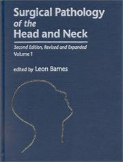 Cover of: Surgical Pathology of the Head and Neck, 2nd Ed. by Leon Barnes