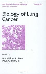 Cover of: Biology of lung cancer