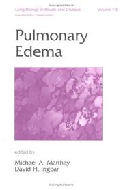 Cover of: Pulmonary edema