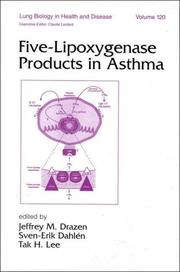 Cover of: Five-lipoxygenase products in asthma