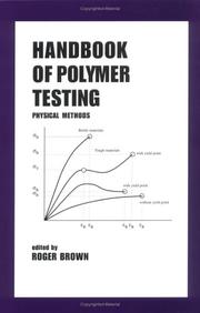 Cover of: Handbook of Polymer Testing by Roger Brown