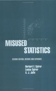 Cover of: Misused statistics