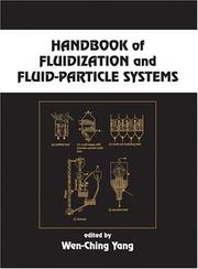 Cover of: Handbook of fluidization and fluid-particle systems