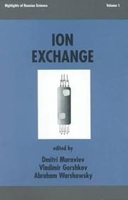 Ion exchange by V. I. Gorshkov