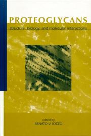 Cover of: Proteoglycans by Renato V. Iozzo