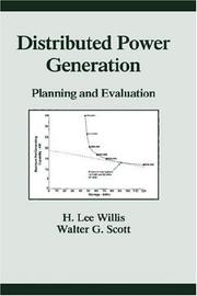 Cover of: Distributed power generation by H. Lee Willis