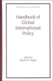 Cover of: Handbook of global international policy