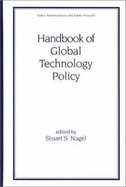 Cover of: Handbook of Global Technology Policy (Public Administration and Public Policy)