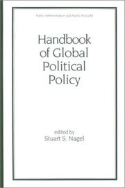 Cover of: Handbook of Global Political Policy (Public Administration and Public Policy)