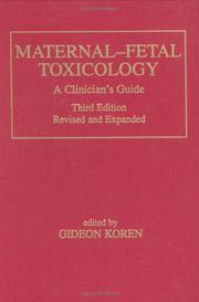 Cover of: Maternal-Fetal Toxicology by Gideon Koren