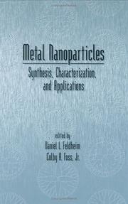 Cover of: Metal Nanoparticles by Daniel L. Fedlheim, Colby A. Foss