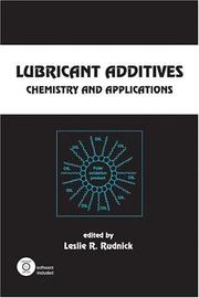 Lubricant Additives by Leslie R. Rudnick