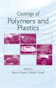 Cover of: Coatings of Polymers and Plastics (Materials Engineering, 21)