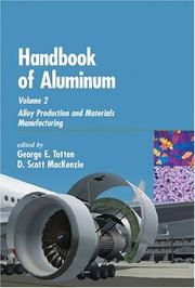 Cover of: Handbook of Aluminum: Volume 2 | 