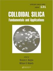 Cover of: Colloidal Silica: Fundamentals and Applications (Surfactant Science)