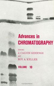 Cover of: Advances in Chromatography by J. Calvin Giddings