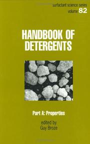 Cover of: Handbook of detergents by editor-in-chief, Uri Zoller.