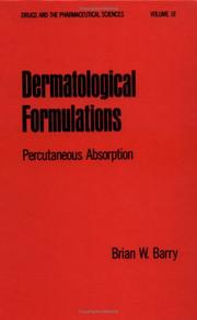 Cover of: Dermatological formulations: percutaneous absorption