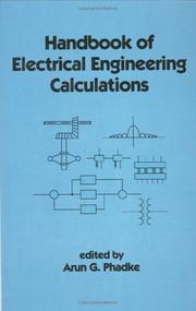 Cover of: Handbook of Electrical Engineering Calculations (Electrical and Computer Engineering)