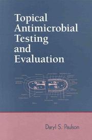 Cover of: Topical Antimicrobial Testing and Evaluation