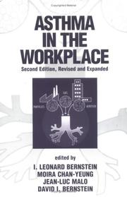 Cover of: Asthma in the Workplace, Second Edition, (Clinical Allergy & Immunology)