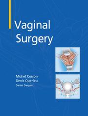 Cover of: Vaginal surgery