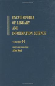 Cover of: Encyclopedia of Library and Information Science by 