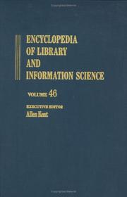 Cover of: Encyclopedia of Library and Information Science by Allen Kent, Allen Kent