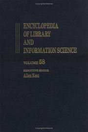 Cover of: Encyclopedia of Library and Information Science by Allen Kent, Allen Kent
