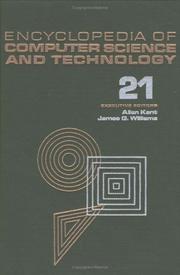 Cover of: Encyclopedia of Computer Science and Technology by 
