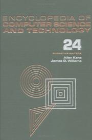 Cover of: Encyclopedia of Computer Science and Technology